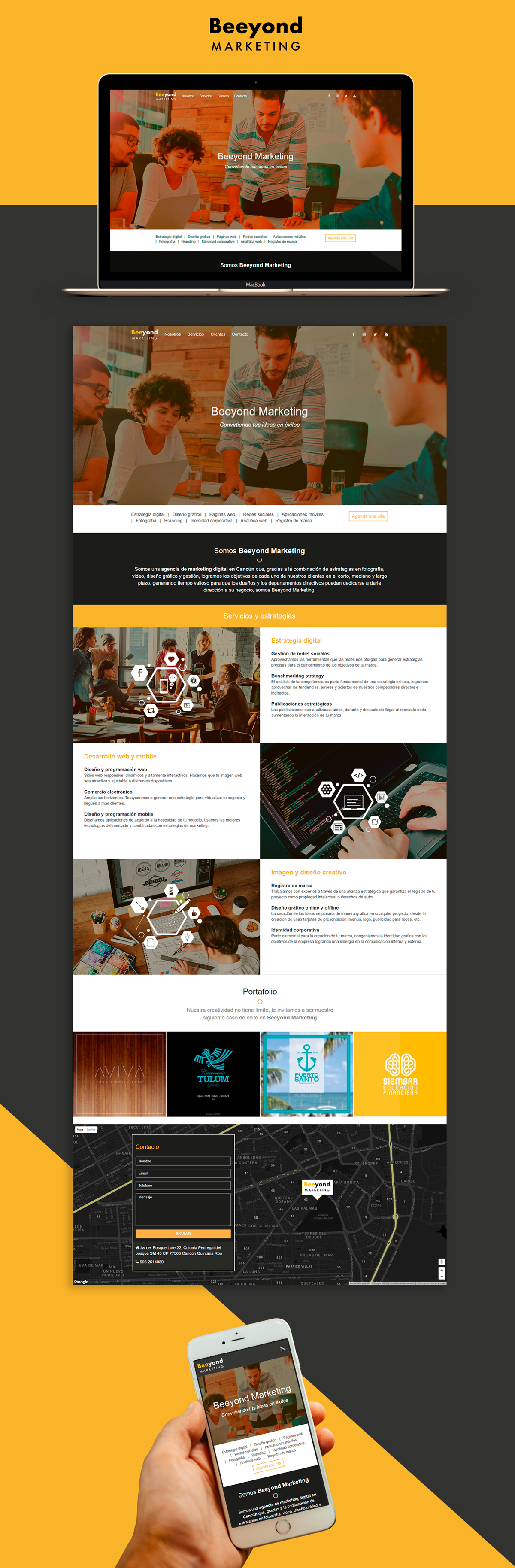 Landing Page Beeyond MKT